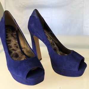 BEAUTIFUL SAM EDELMAN SUEDE PUMPS 8